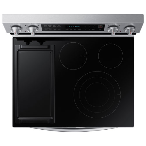 Samsung 30" 6.3 Cu. Ft. Double Oven 5-Element Freestanding Electric Range (NE63A6751SS/AC) -Stainless