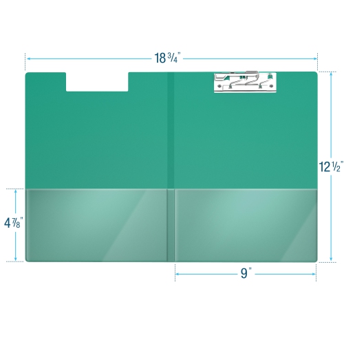 Davis Group Essential Clipboards, 10 Pack - Green
