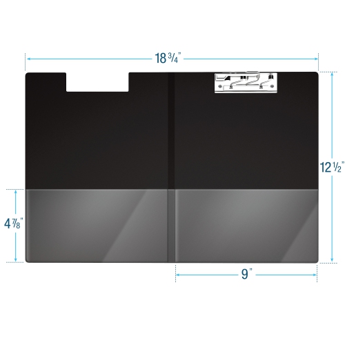 Davis Group Essential Clipboards, 10 Pack - Black