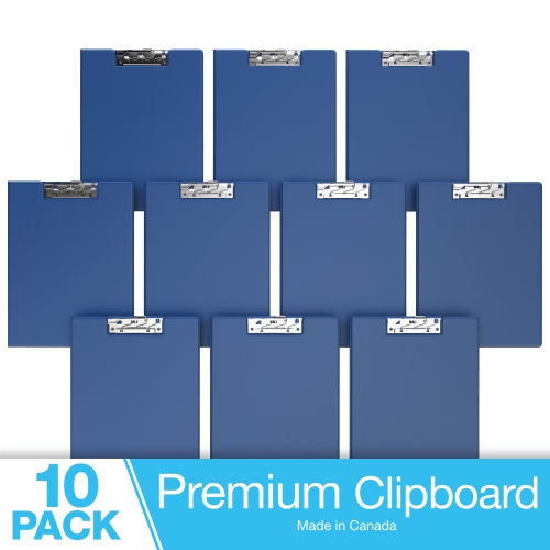 Davis Group Essential Clipboards, 10 Pack - Royal Blue