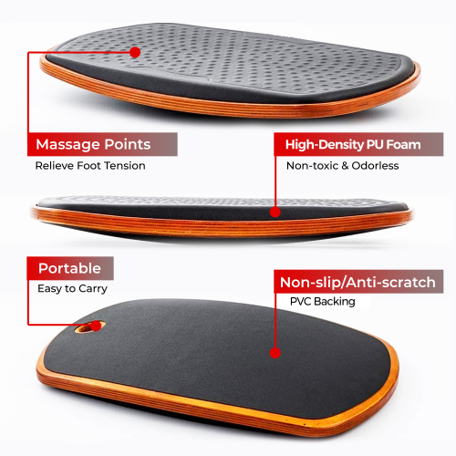 AnthroDesk ErgoActive 360° Mat Standing Desk Anti-Fatigue Balance Board