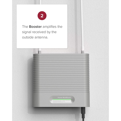 weBoost Destination RV [multi-utilisateur] Kit d'amplificateur de signal de téléphone portable dans le véhicule pour camping-car/camping-car