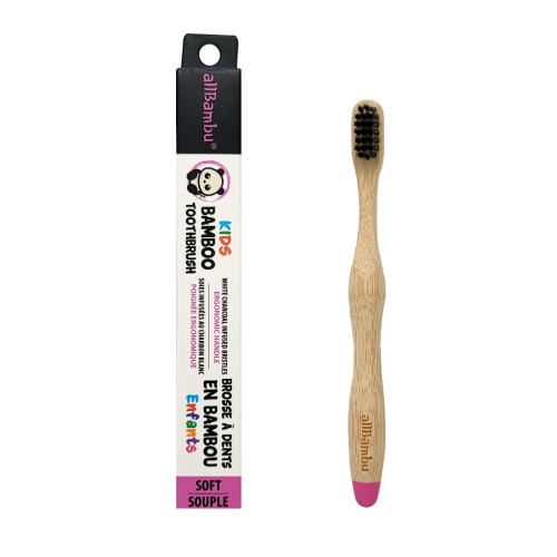 allBambu Kids Bamboo Charcoal Toothbrush