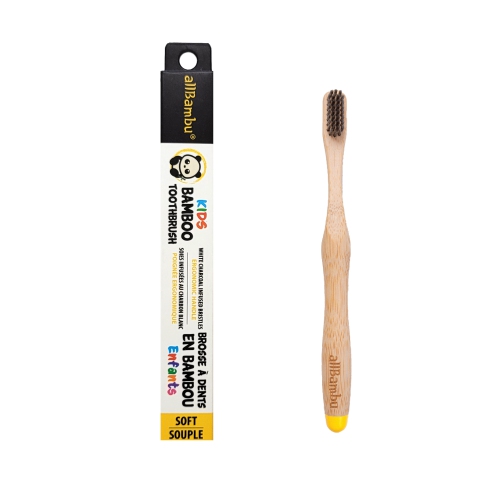 allBambu Kids Bamboo Charcoal Toothbrush