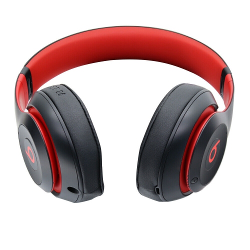 Refurbished - Beats by Dr. Dre Studio3 Headband Wireless Headphones - Defiant Black/Red