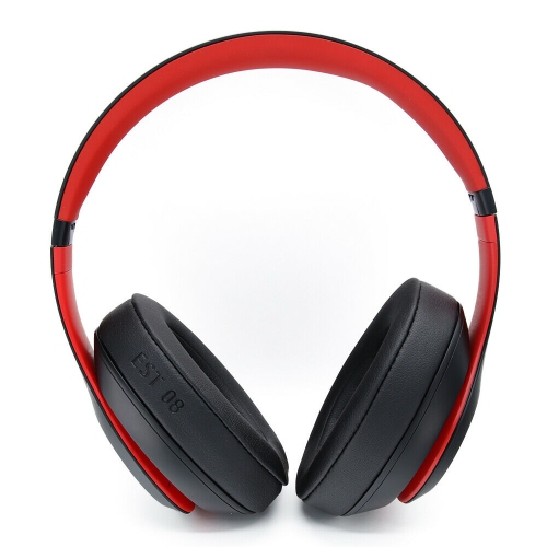 Refurbished - Beats by Dr. Dre Studio3 Headband Wireless Headphones - Defiant Black/Red