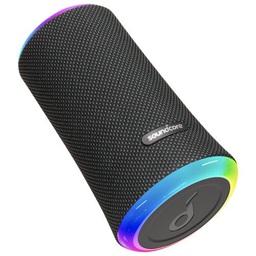Soundcore by Anker Flare 2 Splashproof Bluetooth Wireless Speaker - Black