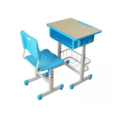 Boost Industries Kids Desk QD24-BLU Ergonomic Height Adjustable Children Desk and Chair Set- Refurbished