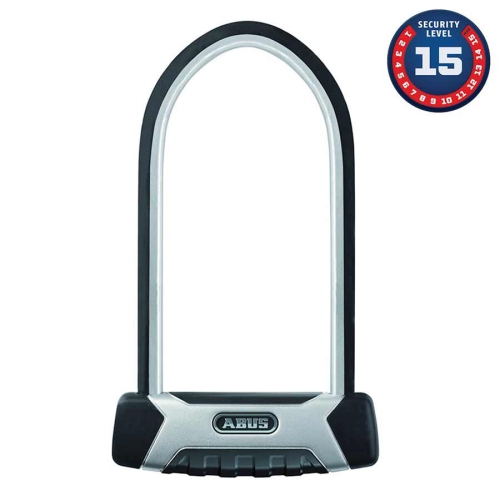 ABUS , Granit Xplus 540, U-Lock, Key - Ezkf, 160X230Mm, 6.3"x9", Thickness In Mm: 13MM In Black