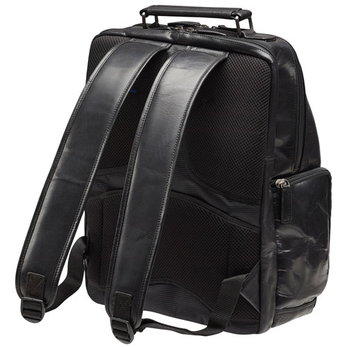 Mancini Buffalo 15.6" Laptop Travel Backpack - Black
