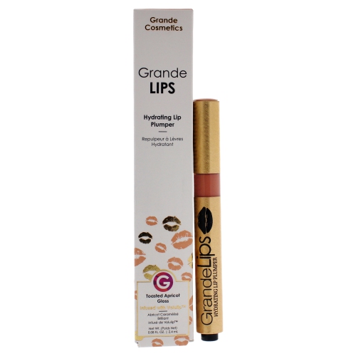 GrandeLIPS Hydrating Lip Plumper - Toasted Apricot by Grande Cosmetics for Women - 0.08 oz Lip Gloss