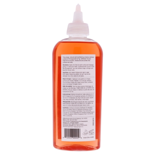 Cuticle Revitalizing Oil - Pomegranate and Fig Manicure by Cuccio Naturale for Unisex - 8 oz Oil