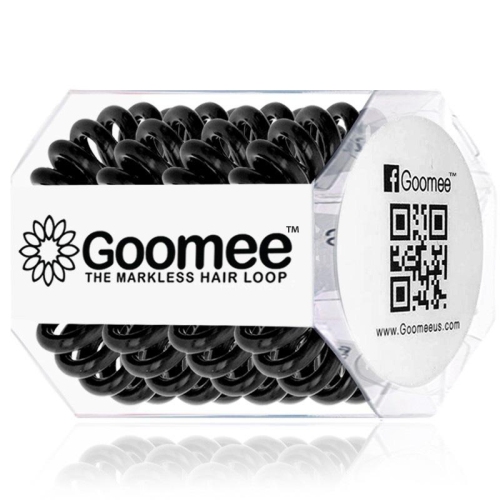 GOOMEE  The Markless Hair Loop Set - Midnight By for Women - 4 PC Hair Tie In Black
