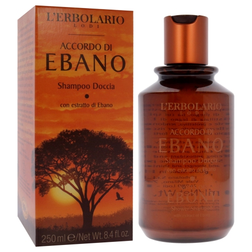 Notes of Ebony Shower Shampoo by LErbolario for Unisex - 8.4 oz Shampoo