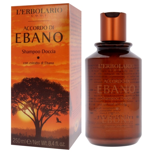 Notes of Ebony Shower Shampoo by LErbolario for Unisex - 8.4 oz Shampoo