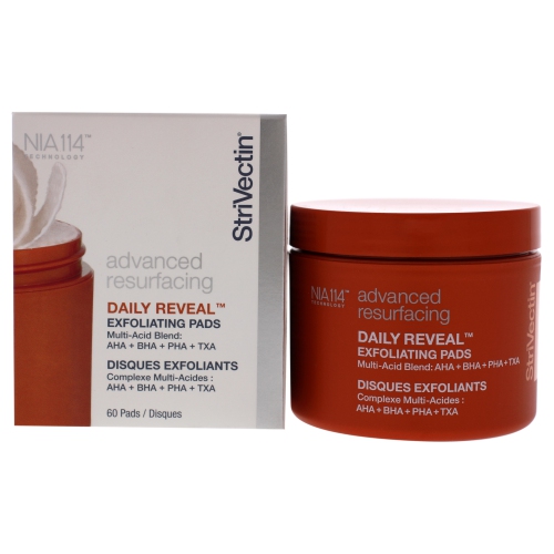 Tampons exfoliants Daily Reveal par Strivectin pour unisexe - 60 tampons de comptage