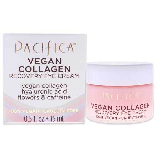 Vegan Collagen Recovery Eye Cream by Pacifica for Women - 0.5 oz Cream