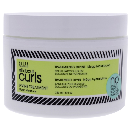 ALL ABOUT CURLS  Divine Treatment By for Unisex - 8.0 OZ Treatment