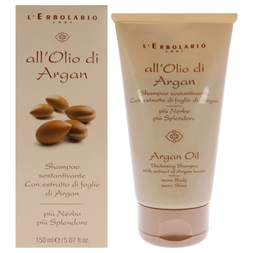 LERBOLARIO  Argan Oil Thickening Shampoo By for Unisex - 5.07 OZ Shampoo