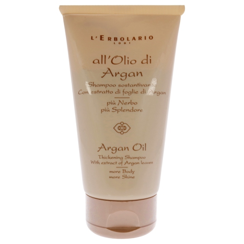 Argan Oil Thickening Shampoo by LErbolario for Unisex - 5.07 oz Shampoo