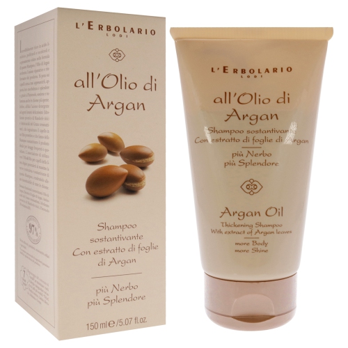 Argan Oil Thickening Shampoo by LErbolario for Unisex - 5.07 oz Shampoo