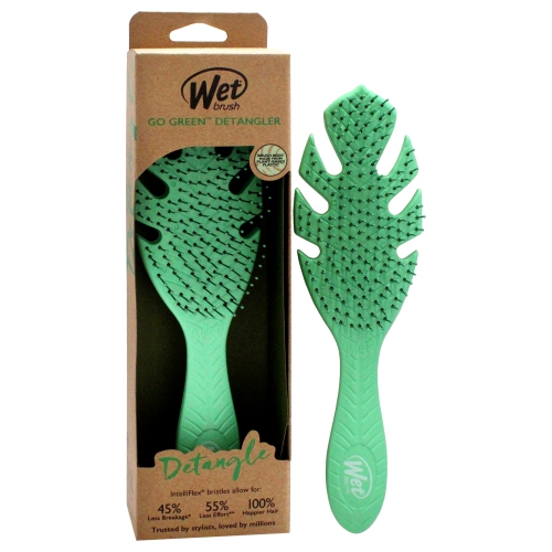 Go Green Detangler Brush - Green by Wet Brush for Unisex - 1 Pc Hair Brush