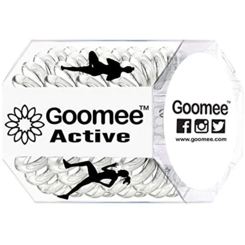 GOOMEE  Active The Markless Hair Loop Set - Clear In The Clear By for Women - 4 PC Hair Tie In Multicolor