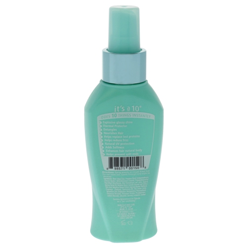 Blow Dry Miracle Glossing Leave-In by Its A 10 for Unisex - 4 oz Treatment
