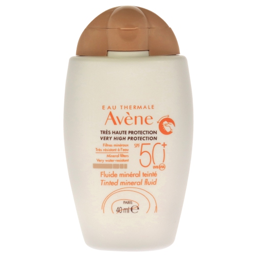 Tinted Mineral Fluid SPF 50 by Avene for Women - 1.3 oz Sunscreen