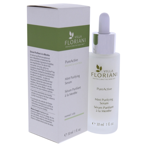 PureActive Purifying Serum - Mint by Villa Floriani for Unisex - 1 oz Serum