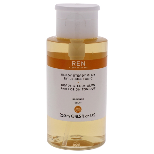 REN  Ready Steady Glow Daily Aha Tonic By for Women - 8.45 OZ Toner