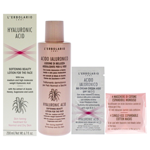 LERBOLARIO  Hyaluronic Acid Softening Beauty Lotion By for Unisex - 6.7 OZ Lotion
