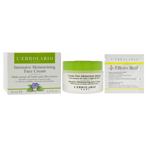 Intensive Moisturising Face Cream by LErbolario for Unisex - 1.6 oz Cream