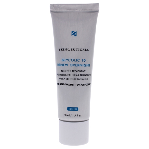 Glycolic 10 Renew Overnight by SkinCeuticals for Women - 1.7 oz Treatment