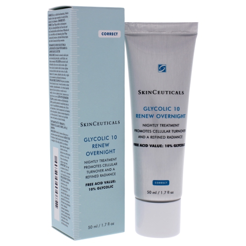 Glycolic 10 Renew Overnight by SkinCeuticals for Women - 1.7 oz Treatment