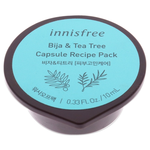 INNISFREE  Capsule Recipe Pack Mask - Bija And Tea Tree By for Unisex - 0.33 OZ Mask