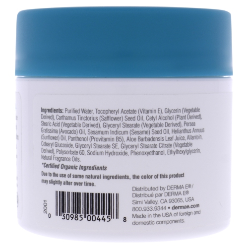 Tea Tree And Vitamin E Relief Cream by Derma-E for Unisex - 4 oz Cream