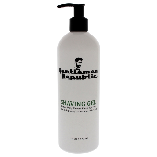 Shaving Gel by Gentlemen Republic for Men - 16 oz Shaving Gel
