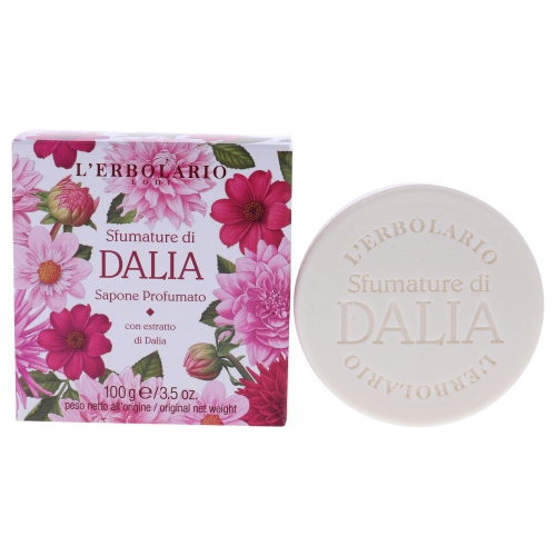 Shades of Dahlia Perfumed Soap by LErbolario for Unisex - 3.5 oz Soap