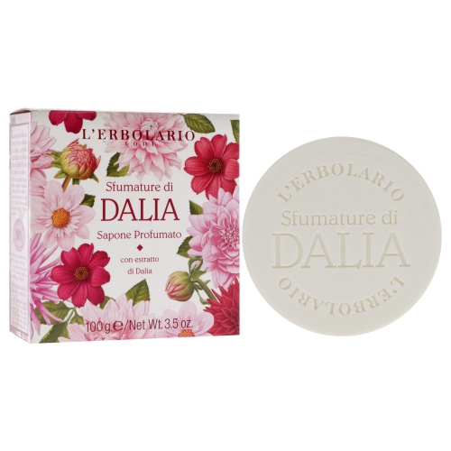 Shades of Dahlia Perfumed Soap by LErbolario for Unisex - 3.5 oz Soap