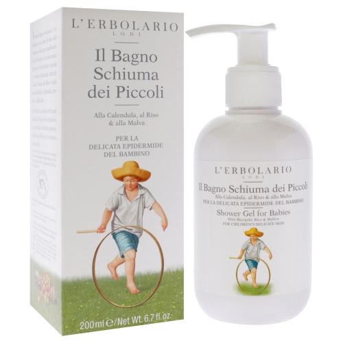 Shower Gel for Babies by LErbolario for Kids - 6.7 oz Shower Gel