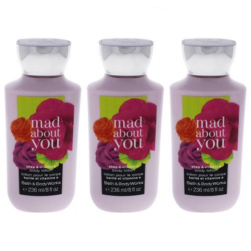 Mad About You by Bath and Body Works for Women - 8 oz Body Lotion - Pack of 3
