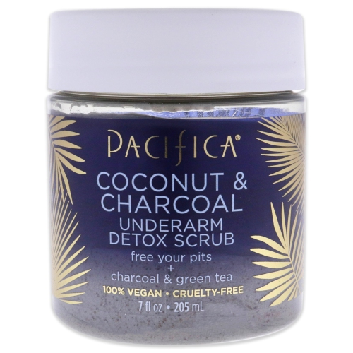 Underarm Detox Scrub - Coconut and Charcoal by Pacifica for Women - 7 oz Scrub