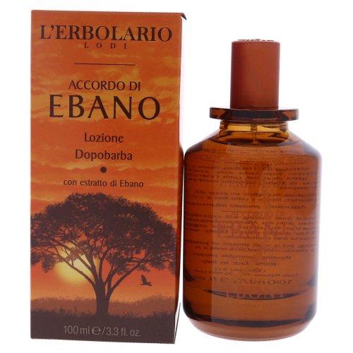 Notes of Ebony Aftershave Lotion by LErbolario for Unisex - 3.4 oz After Shave Lotion