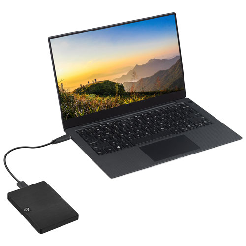 Disque dur externe portatif USB 3.0 Expansion de 2 To de Seagate - Noir