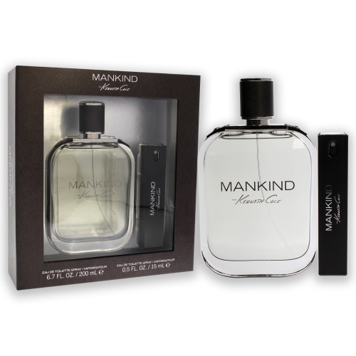 Mankind by Kenneth Cole for Men - 2 Pc Gift Set 6.7oz EDT Spray, 0.5oz EDT Spray