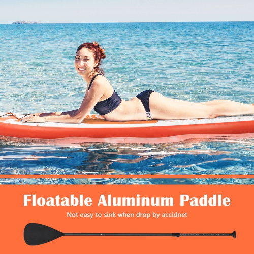 Gymax 10' Inflatable Stand-Up Paddle Board Non-Slip Deck Surfboard w/ Hand Pump