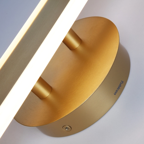 Tubicen LED Dimmable Linear Vanity Light, 21.6"L Modern Bathroom Light Fixture, 360° Angle Lighting Bath Vanity Bar Light, 10W Wall Sconce Lighting