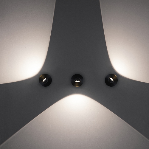 Tubicen Rotatable Wall Sconce Light, 8W Integrated LED Dimmable Wall Lamp, Angel Adjustable Modern Indoor Sconce Wall Lighting Fixture, Powerful