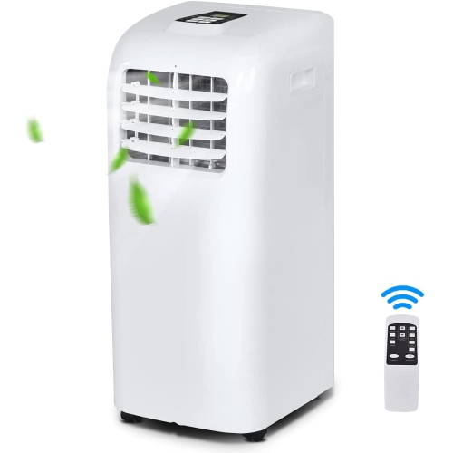 Gymax Portable Air Conditioner Cooling Fan Dehumidifier 8000BTU w/ Remote Control